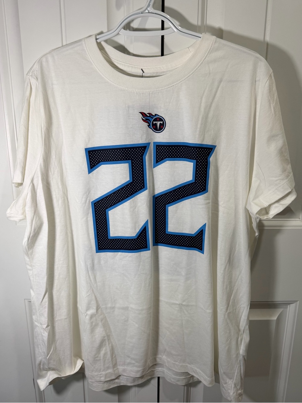 Nike Tennessee Titans Derrick Henry #22 T-Shirt Men XXL White NFL NWT